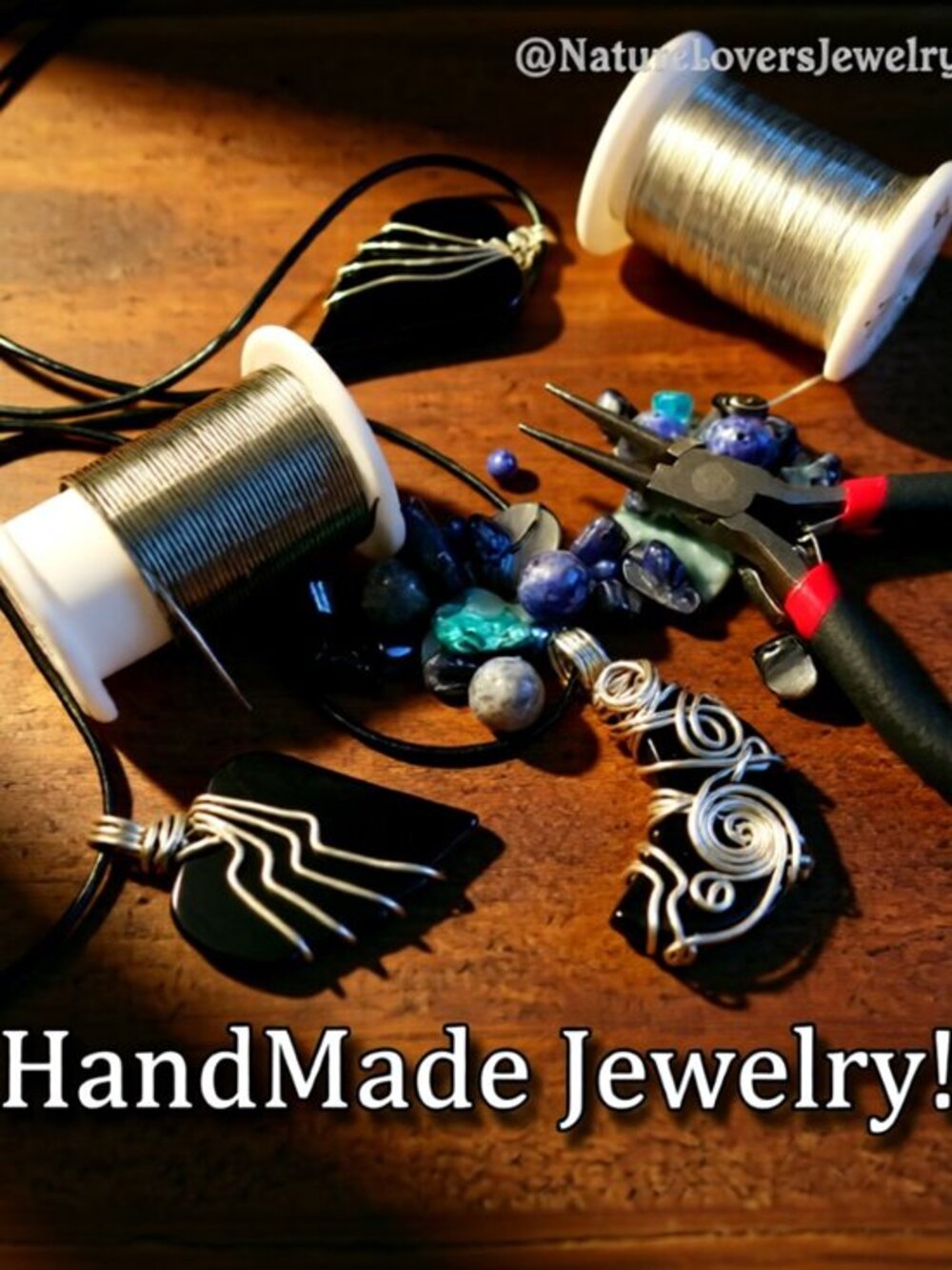 BUY, WEAR & GIFT HANDMADE JEWELRY! Why? Unique & Made with ♥ Care. Buy American!